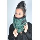 Cuello artic green zebra