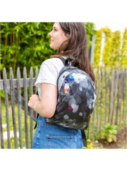 Mochila plegable multi negra