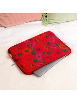 Funda portátil 14" amapolas