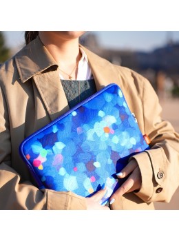 Funda portátil 14" multicolor azul