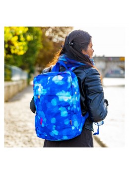 Mochila multi azul
