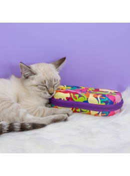 Funda gafas gatos