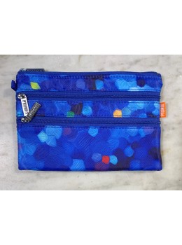 Estuche multicolor azul