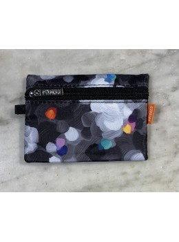 Moneder multicolor negra