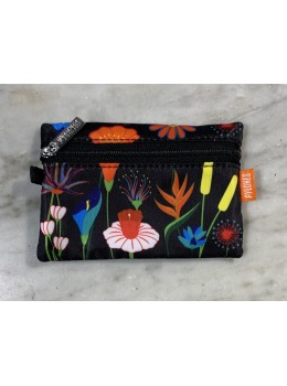 Monedero flores colores