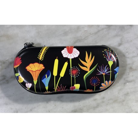 Funda ulleres flors colors