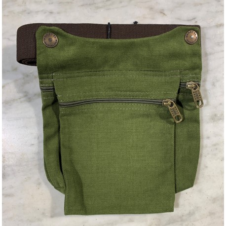 Riñonera doble caqui