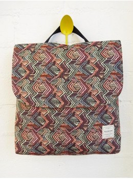 Mochila Numon solapa zig zag