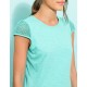 Camiseta algodón menta