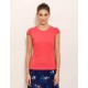 Camiseta algodón coral