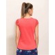 Camiseta algodón coral