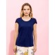 Camiseta algodón navy